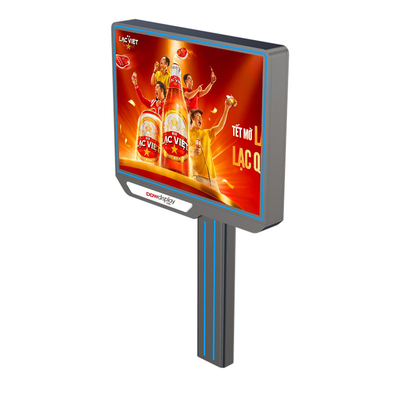 Custom p6 8000nits IP65 waterproof iklan tampilan luar led billboard sistem 4G dengan HDMI