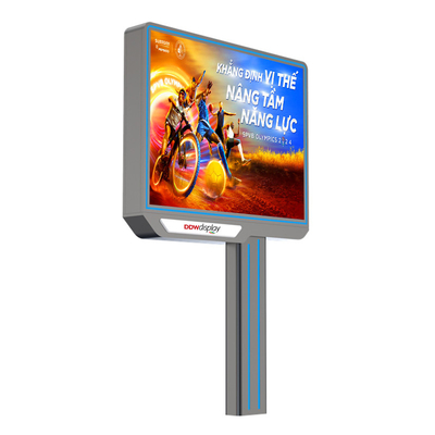Mudah instalasi Desain high-end p6 8000nits tampilan iklan di luar led papan reklame