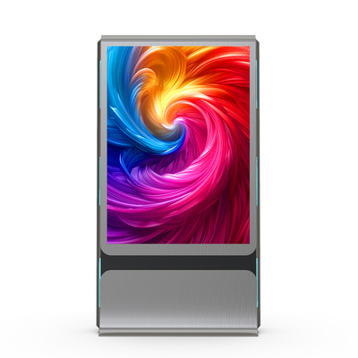 Mudah instalasi disesuaikan p4,p5,p6,p8,p10 IP65 mupi digital led signage display digital