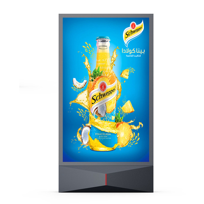 Desain high end 8000nits IP65 P4 P5 P6 P8 P10 LED signage display digital indoor mupi digital