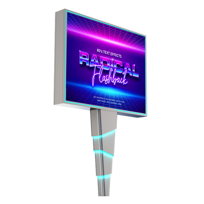 Desain custom high-end 8000nits baja p6 tahan air IP65 papan reklame LED tampilan luar led papan reklame