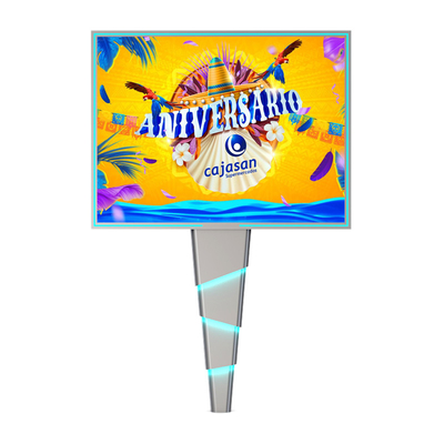 Kecerahan tinggi 10000nits p6 tahan air IP65 LED billboard luar LED billboard display