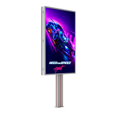 Desain custom high end p6 8000nits baja tahan air IP65 led billboard iklan luar ruangan