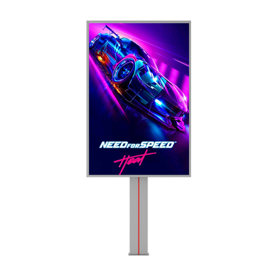 Desain custom high end p6 8000nits baja tahan air IP65 led billboard iklan luar ruangan