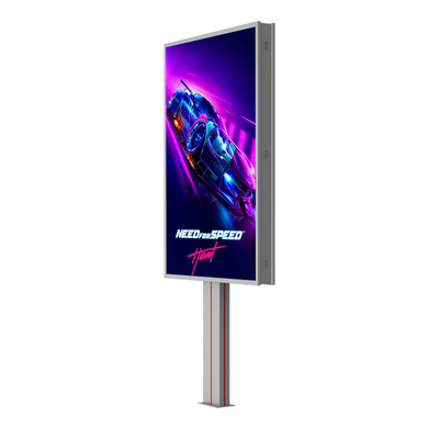 Desain custom high end p6 8000nits baja tahan air IP65 led billboard iklan luar ruangan