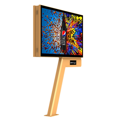 Mudah instalasi IP65 tahan air P6 8000nits baja led billboard harga led billboard display