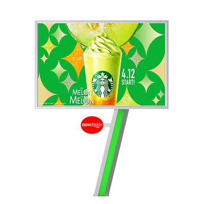 Mudah instalasi tampilan digital 8000nits IP65 P6 baja billboard iklan luar led harga billboard