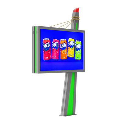 Desain berkualitas tinggi yang disesuaikan baja P6 tahan air tampilan iklan luar led billboard led video wall
