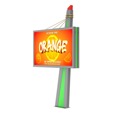 Disesuaikan tinggi 80000nits IP65 tahan air P6 layar digital luar led billboard led video wall