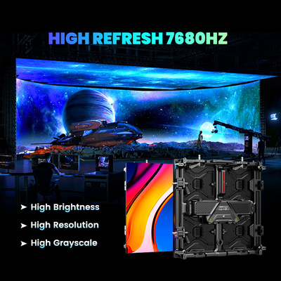 7680hz waterproof 500x500 full color p3.91 p1.56 P2.604 panel indoor outdoor display wall stage rental led screen