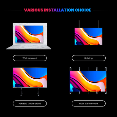 P0.78 P0.9375 P1.25 P1.5625 600x337.5mm Quantum Dot Micro COB LED Display - Tidak ada penyimpangan warna untuk iklan dalam ruangan dan ruang kontrol