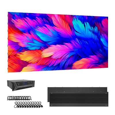 500x250/750x250/1000x250mm Aluminium Cabinet LED Display - P1.56 P1.95 P2.5 P2.6 P2.9 P3.91 - Sempurna untuk Iklan dan Pameran Indoor