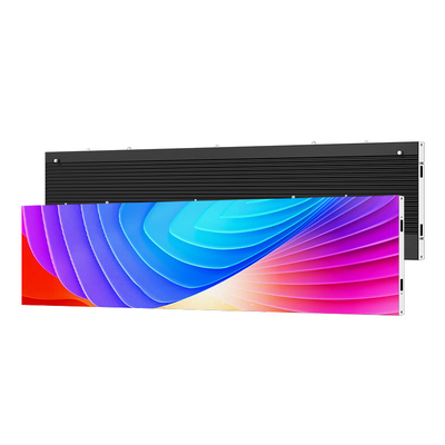P1.56 P1.95 P2.5 P2.6 P2.9 P3.91 Layar LED - Lemari Aluminium 500x250/750x250/1000x250mm, 1200nits untuk Studio Siaran dan Acara Perusahaan
