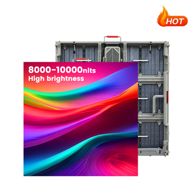 Komersial 960x960mm LED Outdoor Screen, P5 P6.67 P8 P10, IP68 Waterproof, 8000-10000nits untuk Pameran Publik &amp; Acara