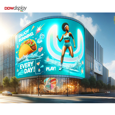 IP68 Waterproof High-Brightness LED Screen 960x960mm P5 P6.67 P8 P10, 8000-10000nits untuk Iklan Luar Ruang