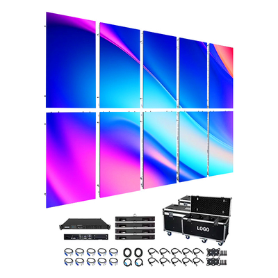 Stage Rental LED Display dengan Dimensi Panel 500*500 dan Material Lemari Aluminium Die-casting