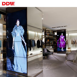 Komersial 49 Inch 3x3 Video Wall, 4000/1 Contrast LCD Wall Display Screen