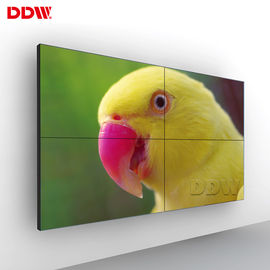 Struktur Fleksibel 46 Layar LCD Dinding Video Dengan Bezel Ultra Sempit 3.5mm