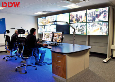 Sistem Lampu Latar LED CCTV Video Wall Floor Stand Indoor Dan Semi Outdoor
