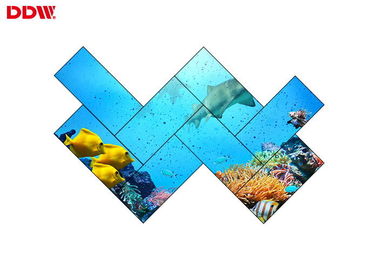 Mosaik Dinding Video Multi-Warna, Menampilkan Dinding Video Seamless Transparan