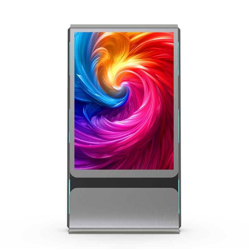 Mudah instalasi disesuaikan p4,p5,p6,p8,p10 IP65 mupi digital led signage display digital