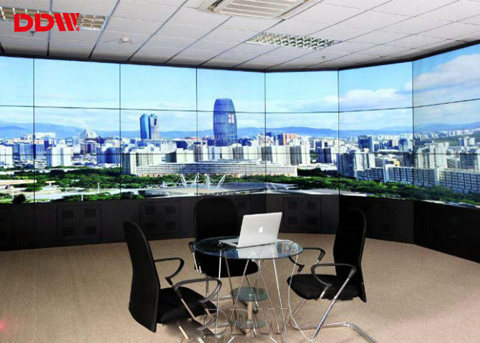 Dinding Layar Besar Bezel Sempit, Port Sinyal Berbagai Varietas Warna 16M 8 Bit 16M