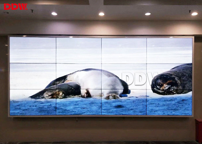 Supermarket Komersial Video Wall 46 Inch 1.7mm Ultra Sempit 700nits Bezel